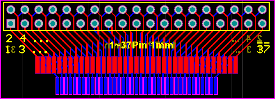 TFT转接板PCB.png