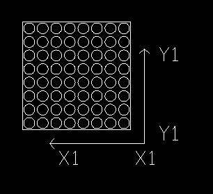 点阵坐标规定