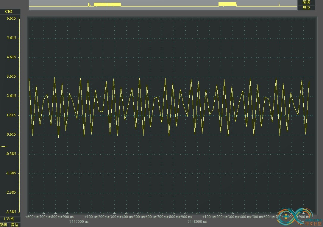 这是无法启动时，433模块与ESP8266连接端的